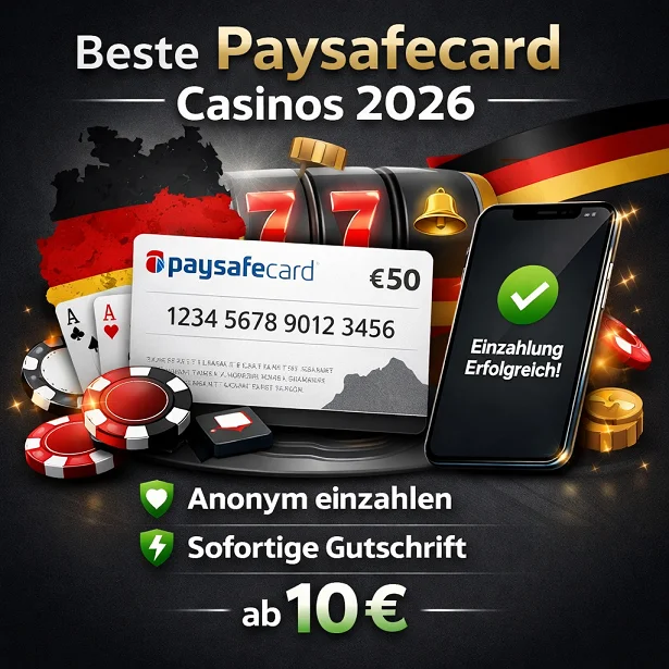 Paysafecard online casino banner 1