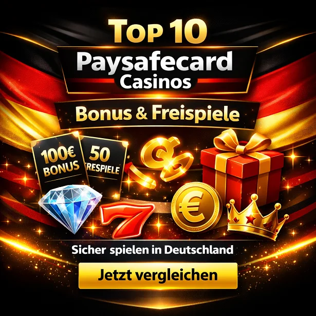 Paysafecard online casino banner 2